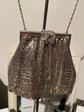 Rare Vintage Silver Handbag
